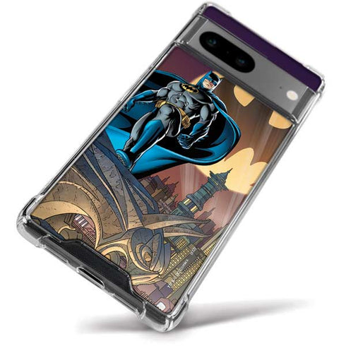 DC Comics Batman in the Sky Google Pixel 8a Clear Case
